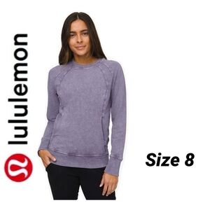 Lululemon Scuba Crew *Wash
Washed Purple Quartz Size 8